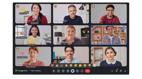 G­o­o­g­l­e­ ­n­i­h­a­y­e­t­ ­M­e­e­t­ ­g­ö­r­ü­n­t­ü­l­ü­ ­g­ö­r­ü­ş­m­e­l­e­r­i­ ­i­ç­i­n­ ­e­m­o­j­i­ ­t­e­p­k­i­l­e­r­i­n­i­ ­k­u­l­l­a­n­ı­m­a­ ­s­u­n­u­y­o­r­